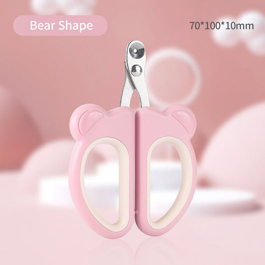 Bear - Shaped Pet Nail Clippers Cut Nails Easily, Even for Beginners