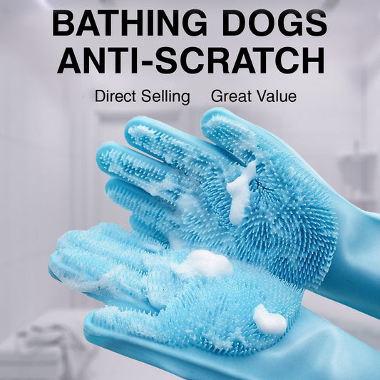 Pet Bathing Gloves - Turn Bath Time into Bonding Time