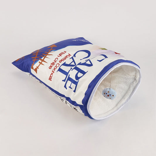Chips Bag Cat Bed - A Cozy “Snack” for Your Cat