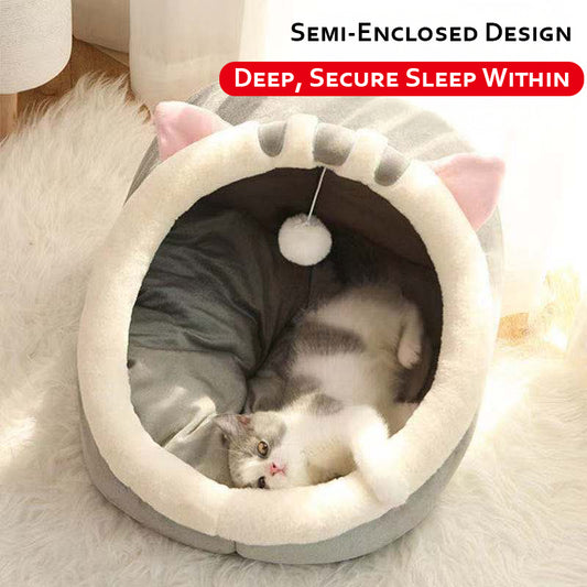 Snow White - Inspired Cat Cave Bed: A Fairytale Nap Spot