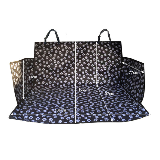 Paw - Print Car Trunk Pet Mat - Waterproof & Perfect for Pets