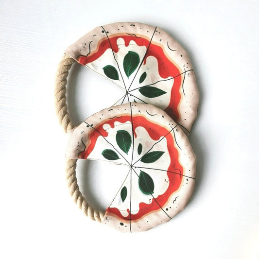 Oxford Cloth Dog Frisbee: Retro Pastoral Style, Great for Outdoor Interaction