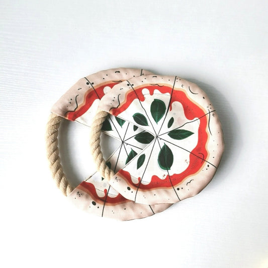 Oxford Cloth Dog Frisbee: Retro Pastoral Style, Great for Outdoor Interaction